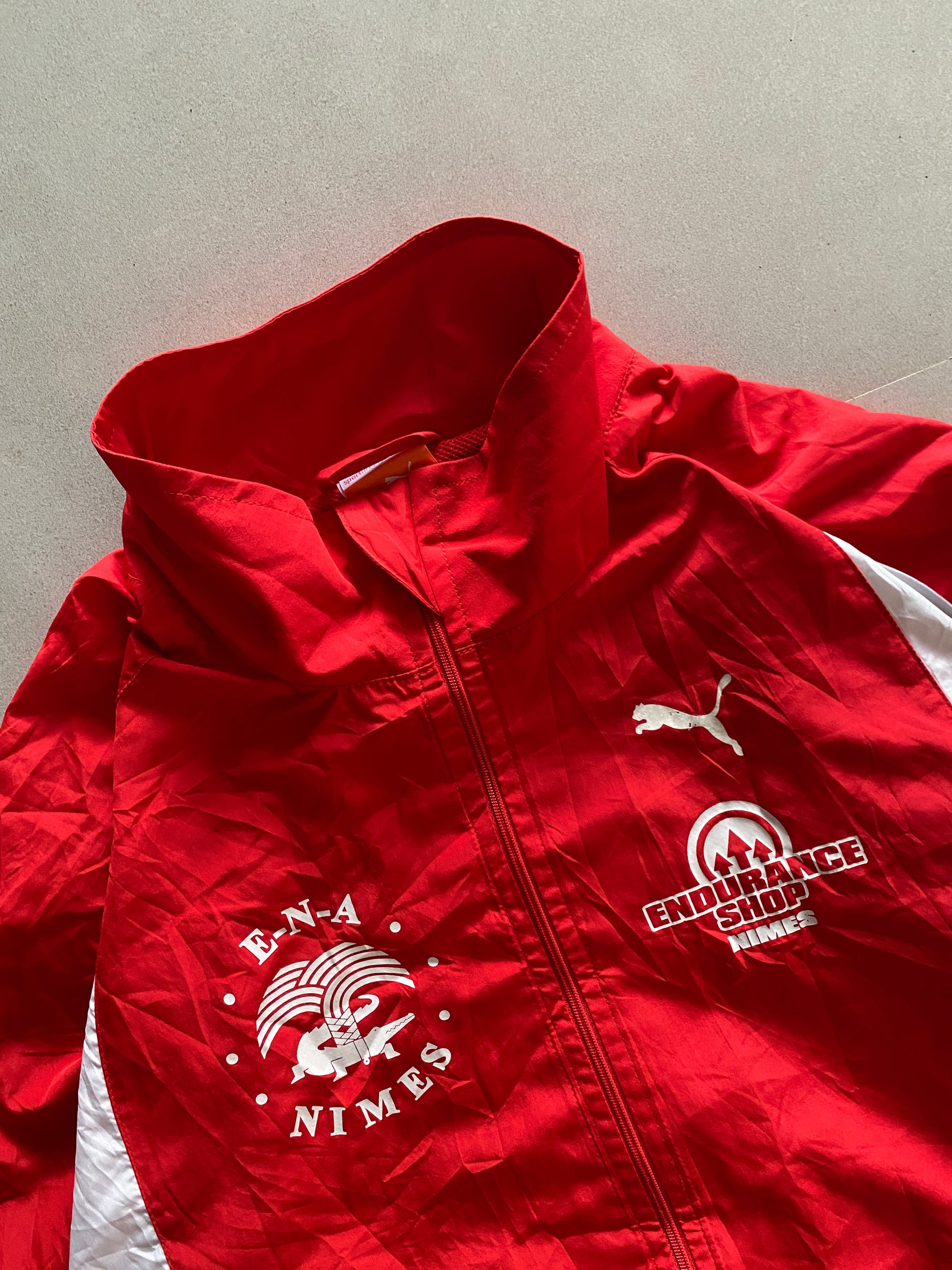 VINTAGE PUMA RED JACKET - M