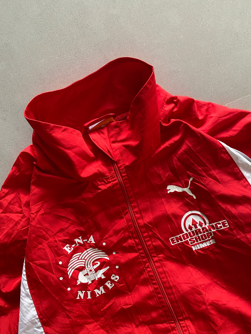 VINTAGE PUMA RED JACKET - M