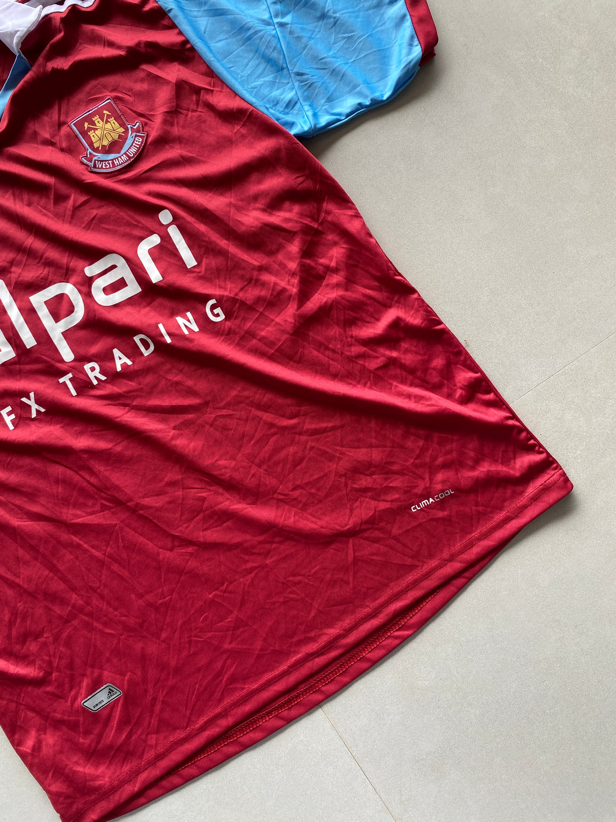 2013 ADIDAS WEST-HAM UNITED JERSEY - XL