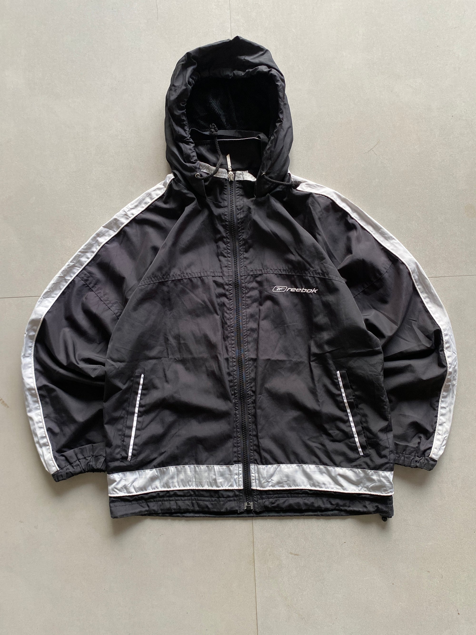 REEBOK HOODED JACKET - XS