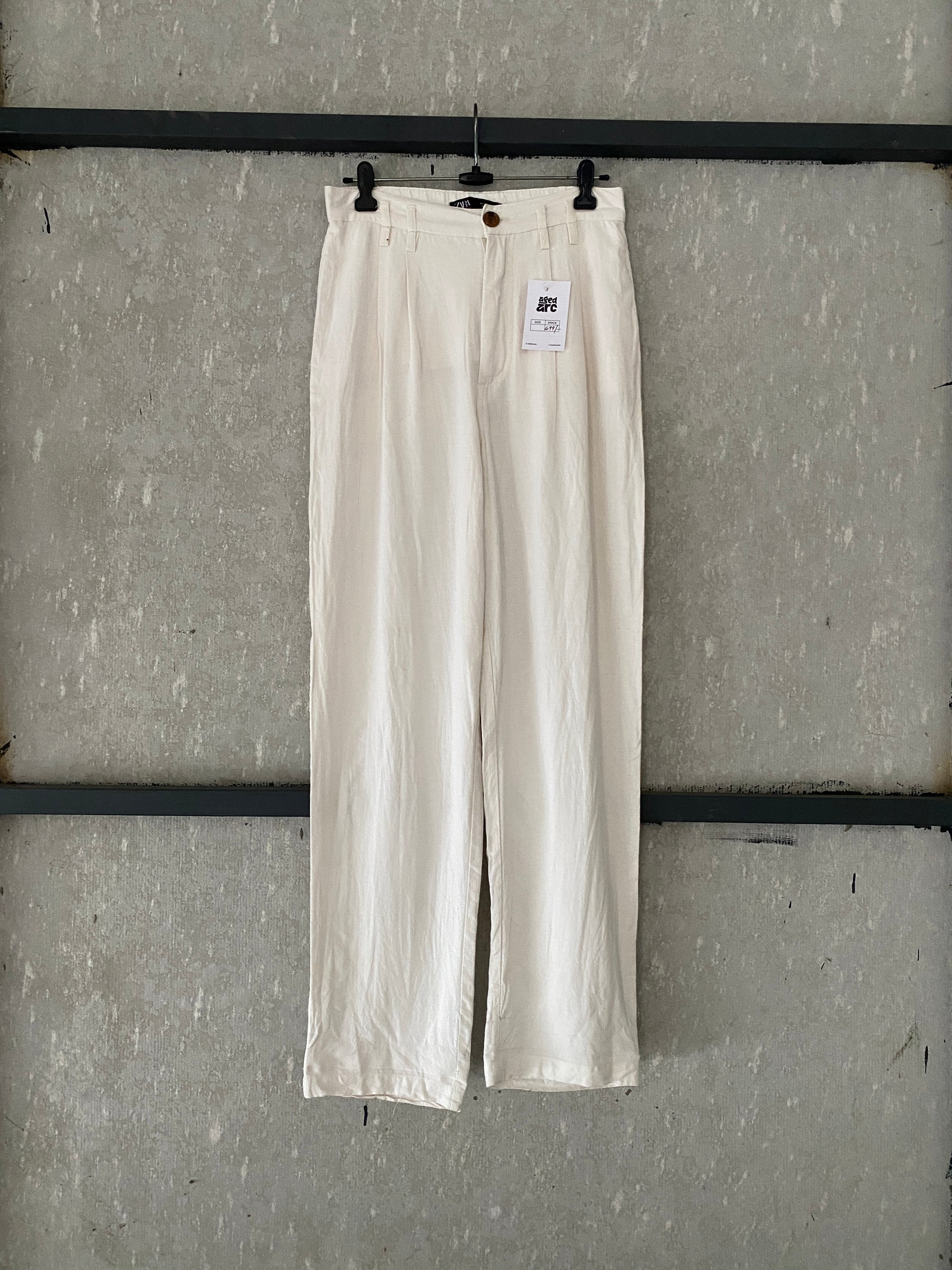 ZARA LINEN PANT - M