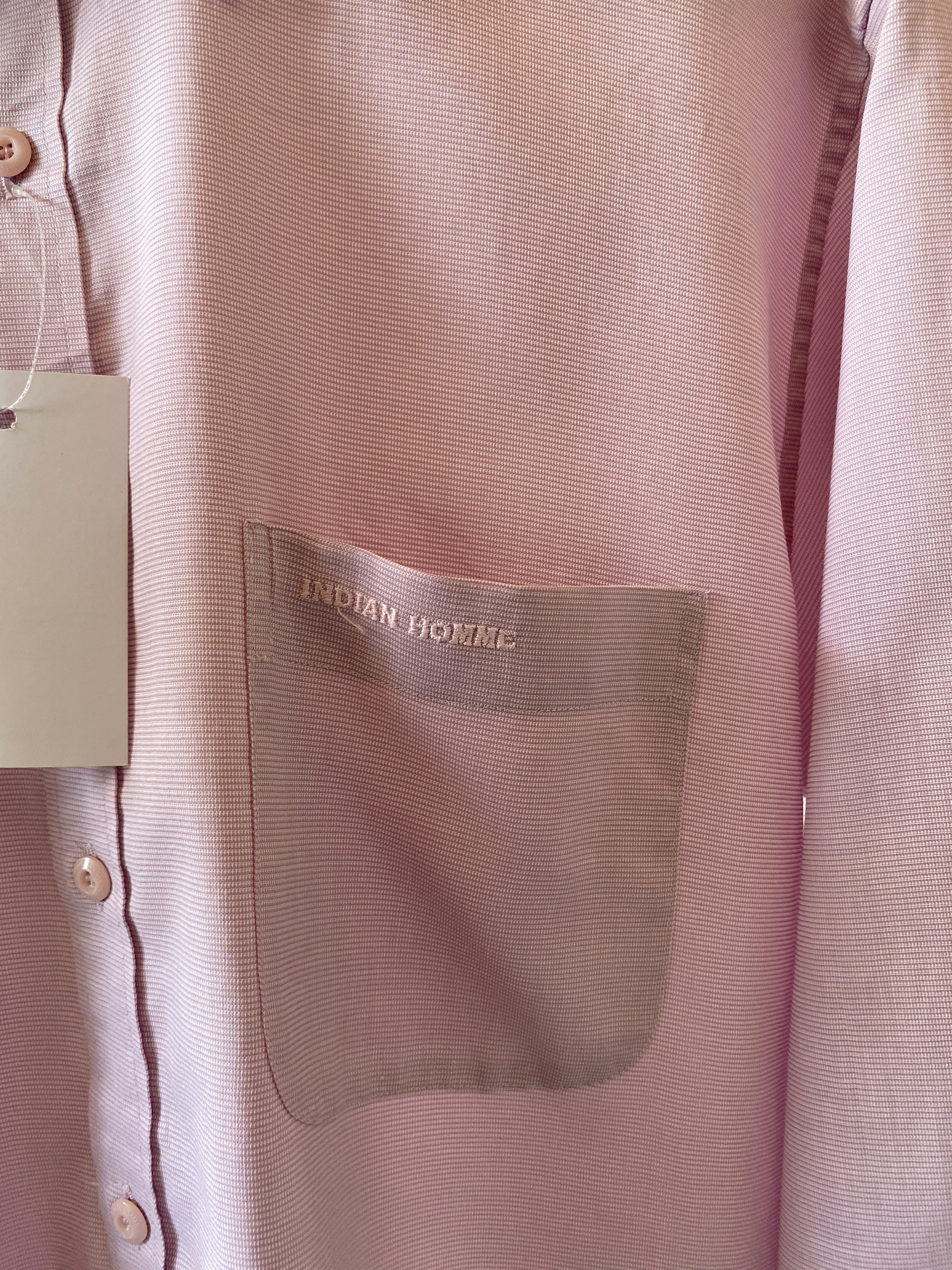 INDIAN HOMME TEXTURED SHIRT - M