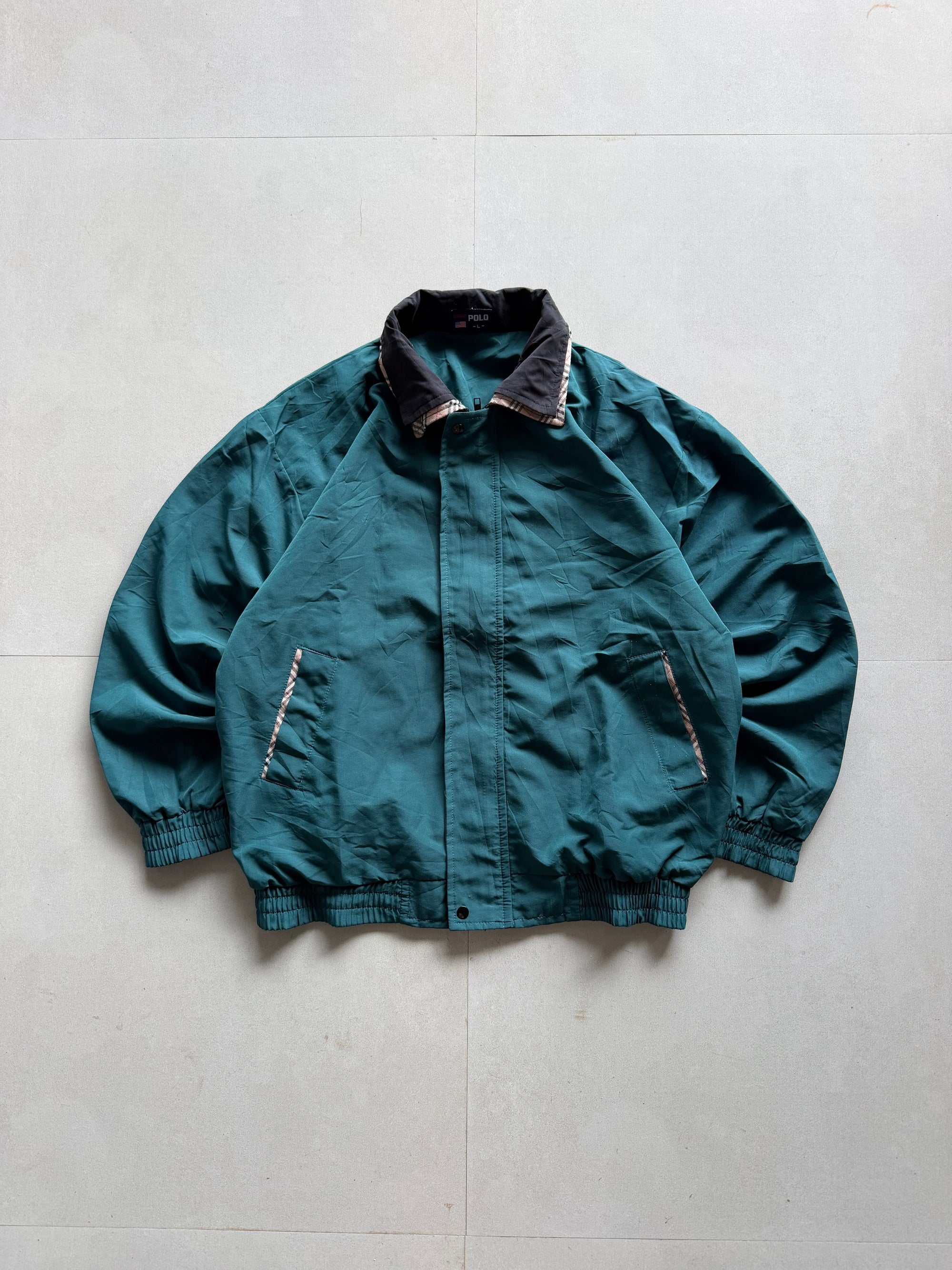 VINTAGE POLO BOMBER JACKET - L