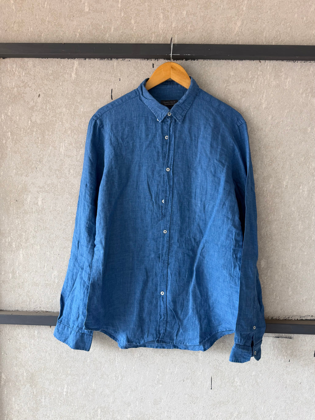 ZARA LINEN SHIRT SLN110 - M