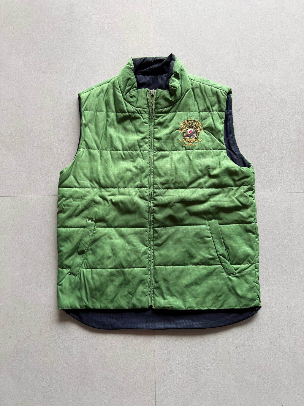 RALPH LAUREN REVERSIBLE PUFFER VEST - M