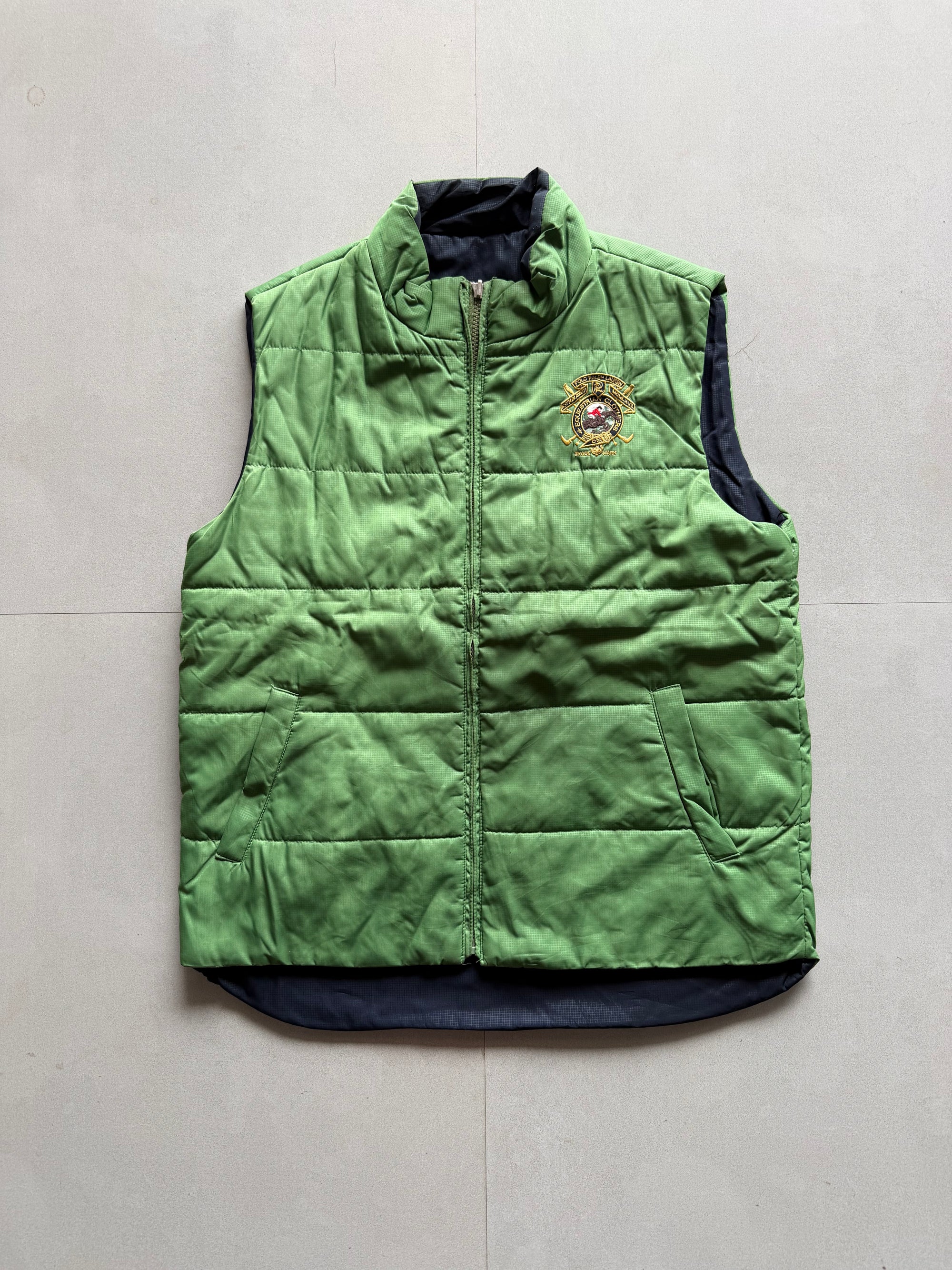 RALPH LAUREN REVERSIBLE PUFFER VEST - M
