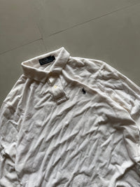 RALPH LAUREN FULL SLEEVE POLO SHIRT - M