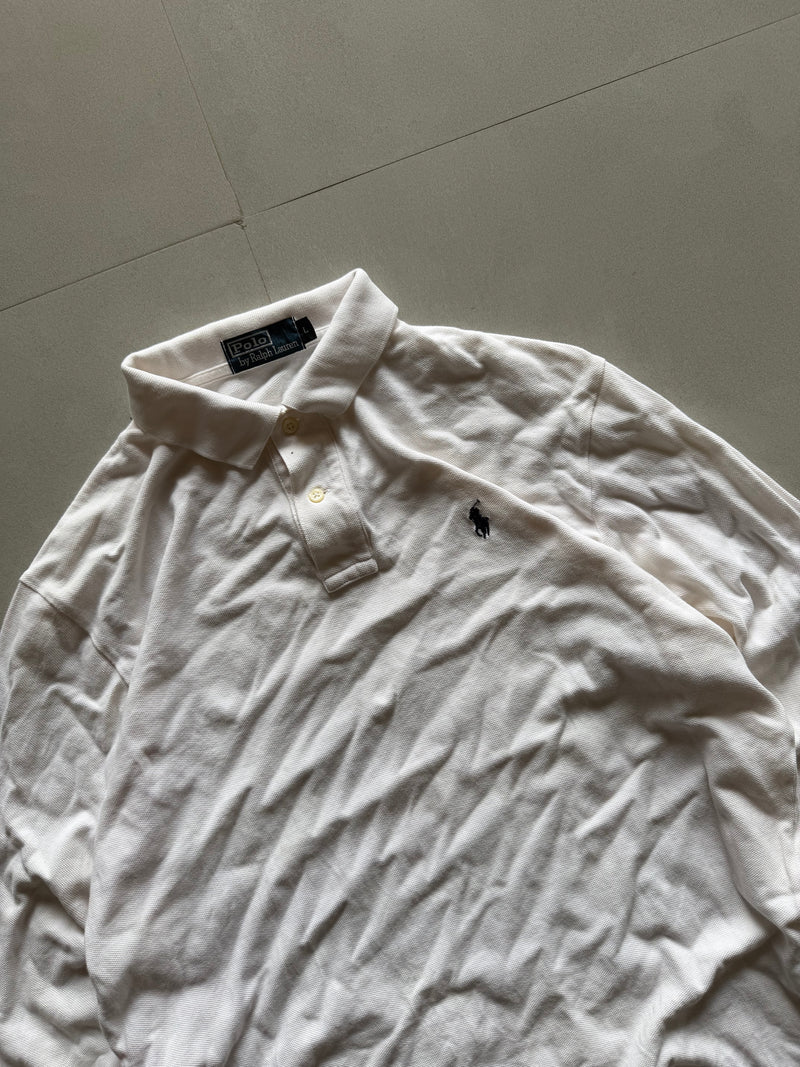 RALPH LAUREN FULL SLEEVE POLO SHIRT - M