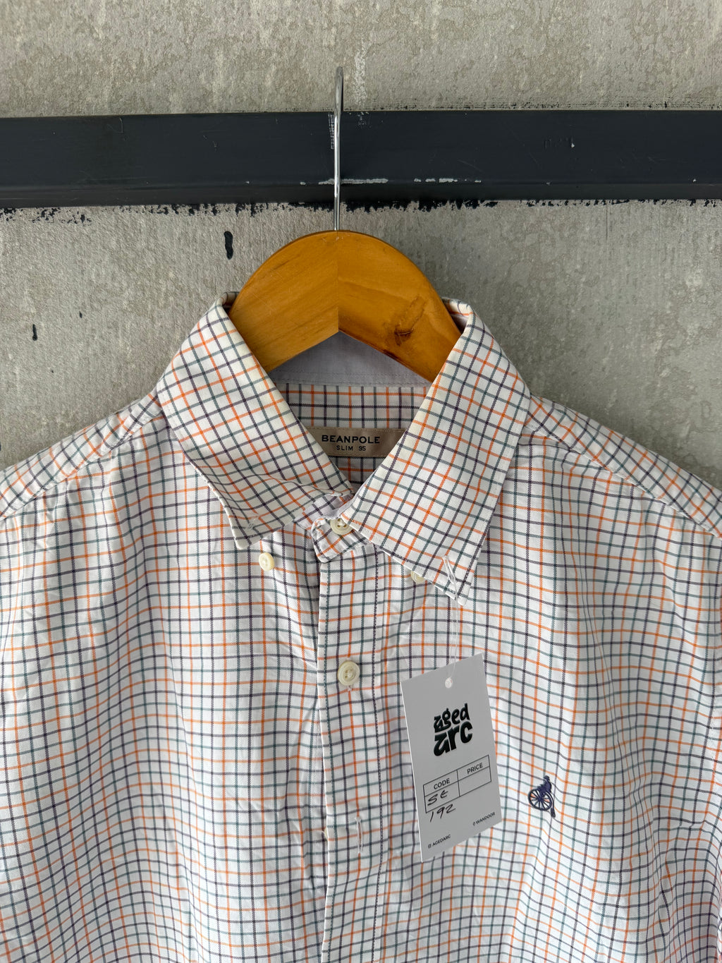 BEANPOLE CHECKERD SHIRT ST192 - M