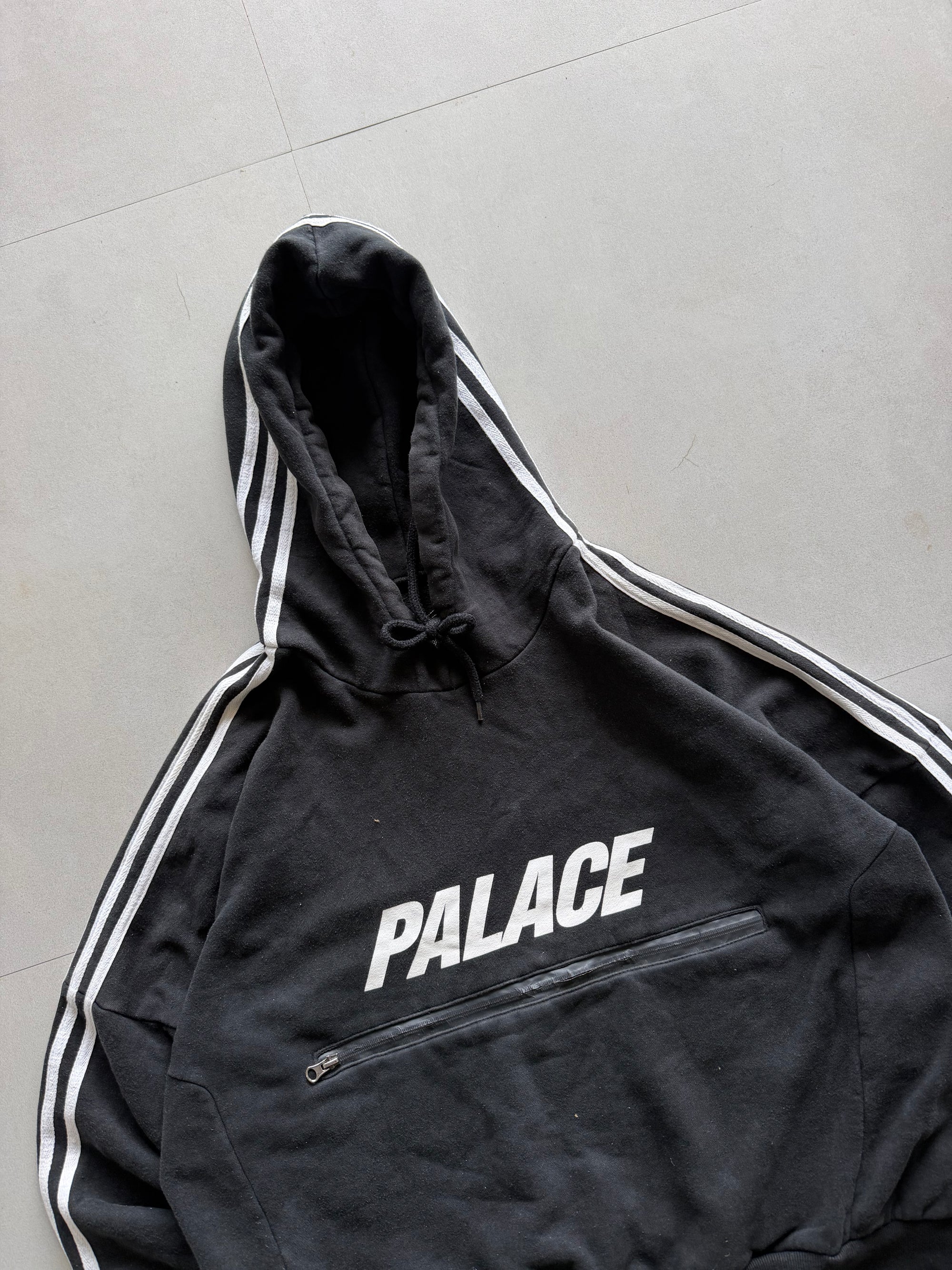 PALACE X ADIDAS STRIPED HOODIE - XL