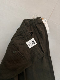H&M LINEN PANT -  L