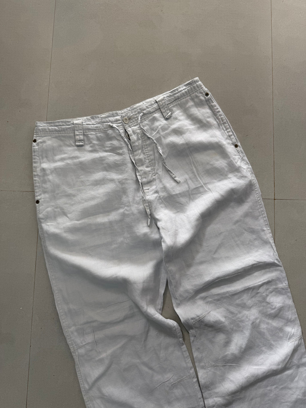 WIDE LEG LINEN PANT LNP46 - L
