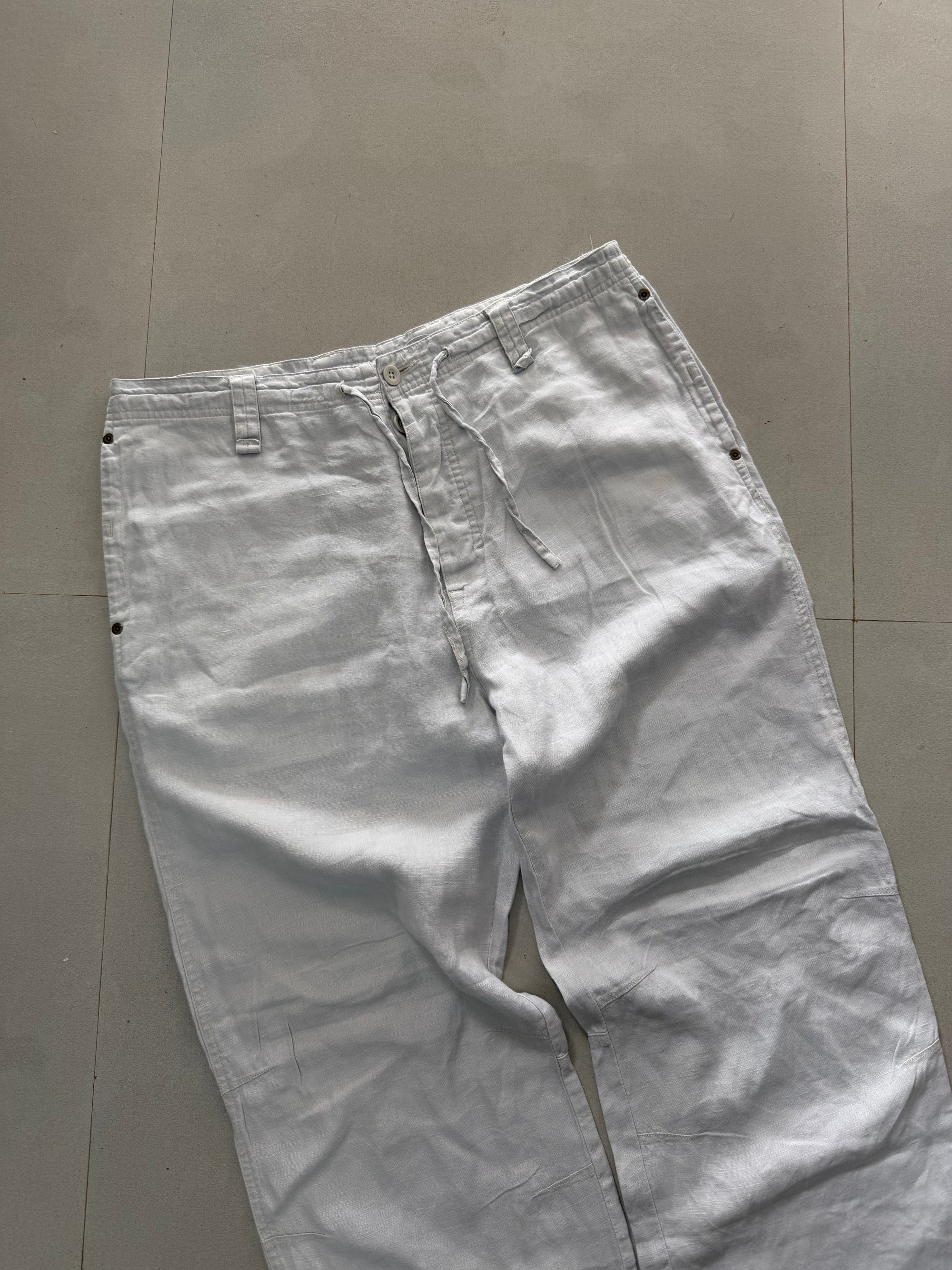 WIDE LEG LINEN PANT LNP46 - L
