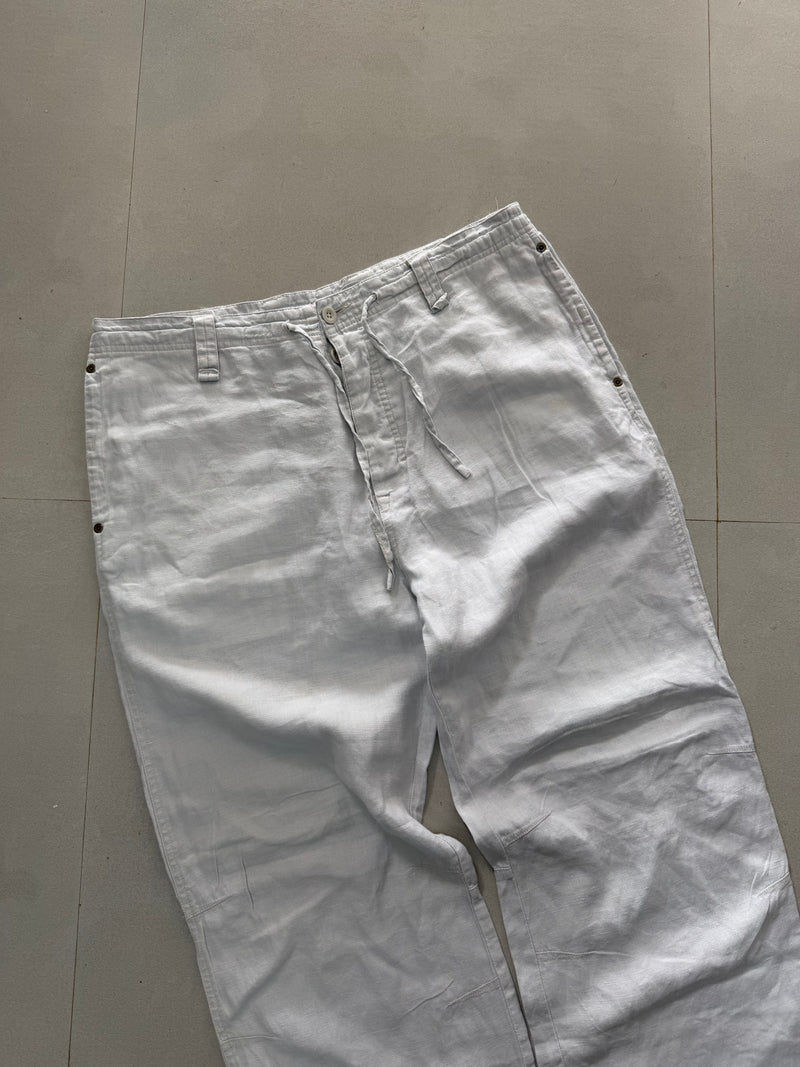 WIDE LEG LINEN PANT LNP46 - L