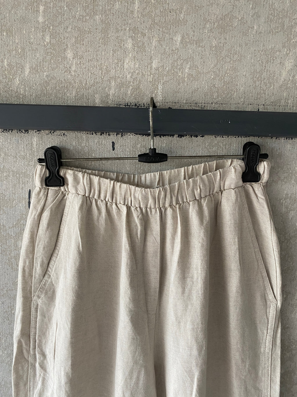 BAGGY LINEN PANT - S