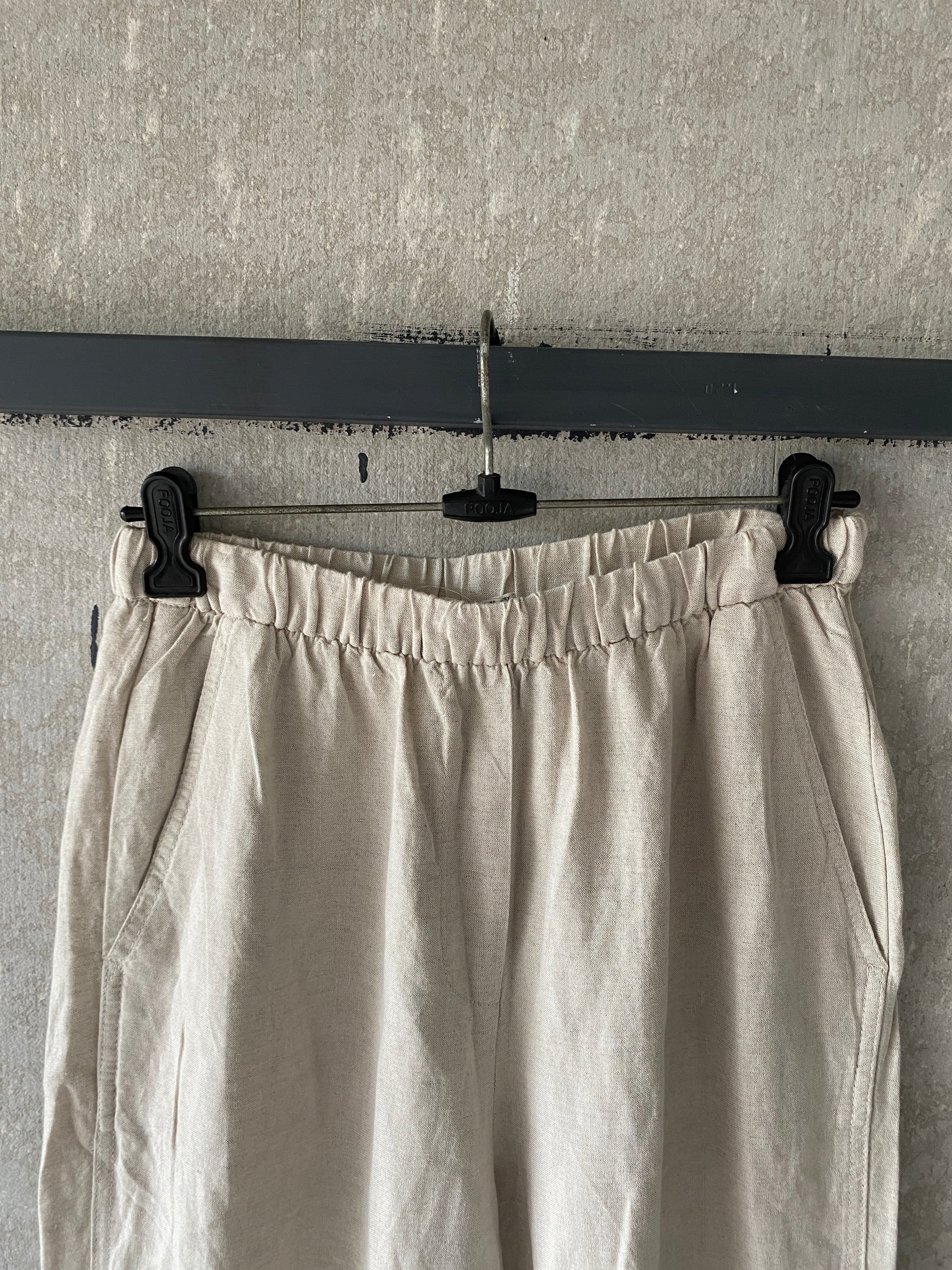 BAGGY LINEN PANT - S