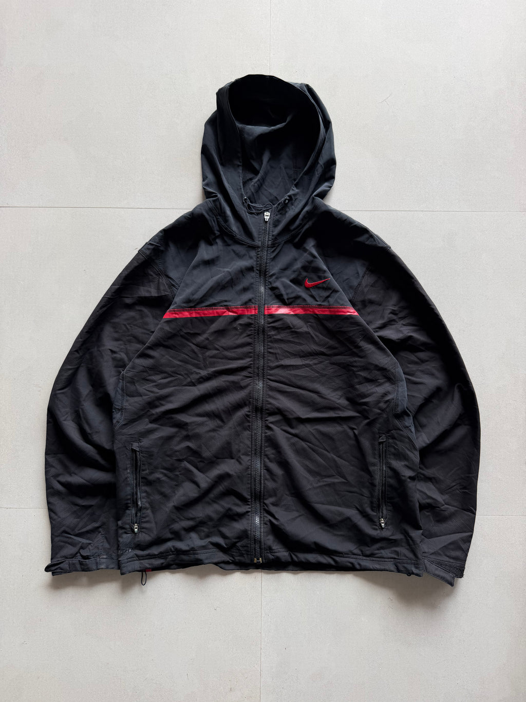 00S NIKE HOODED JACKET - L