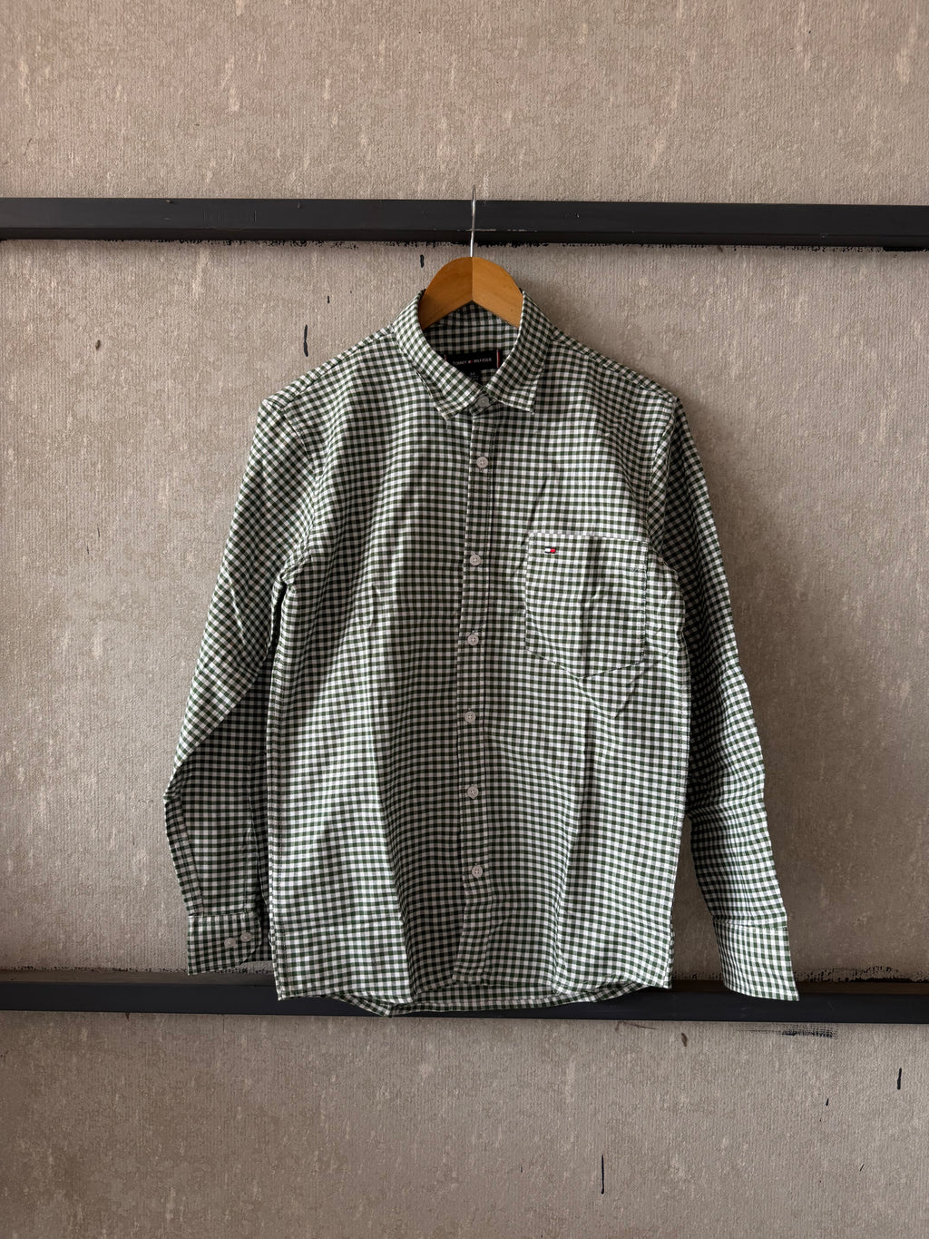 TOMMY HILFIGER CHECKERED SHIRT -  M-XL