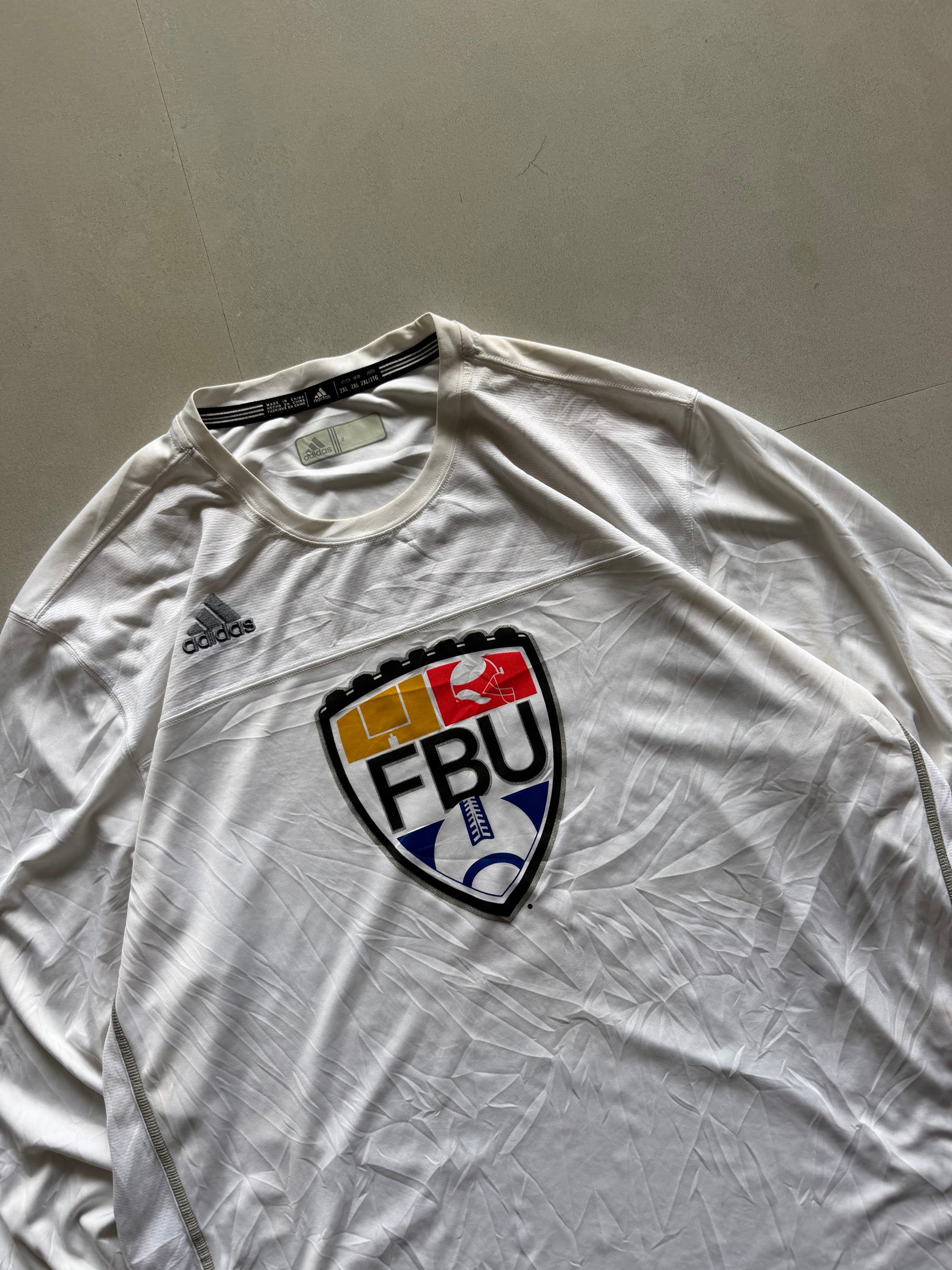 ADIDAS FBU FULL SLEEVE DRI FIT TEE -