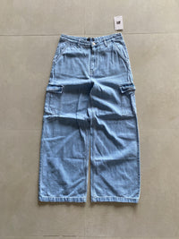 WIDE LEG BAGGY DENIM - M