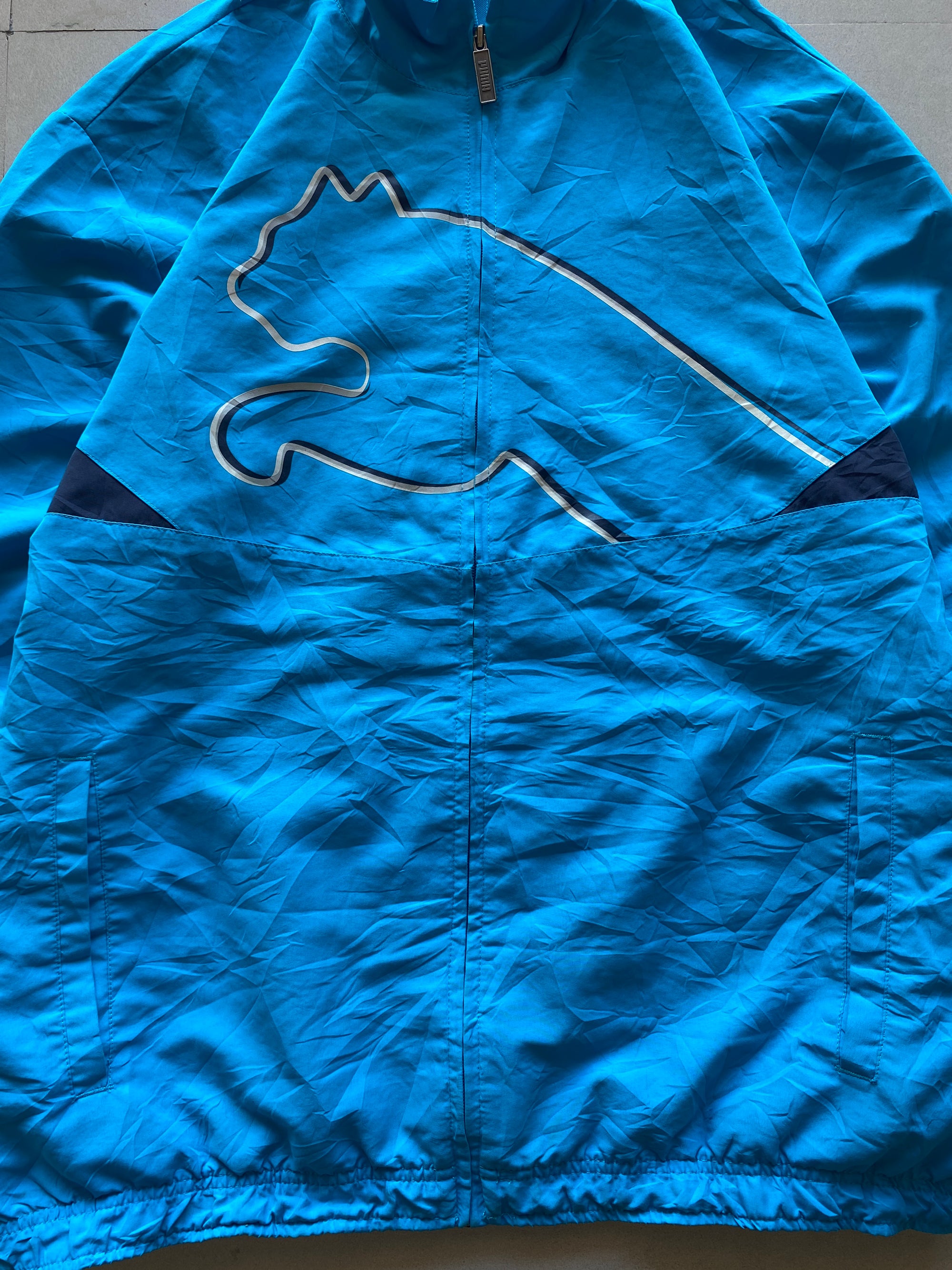 VINTAGE PUMA BIG LOGO JACKET - XL