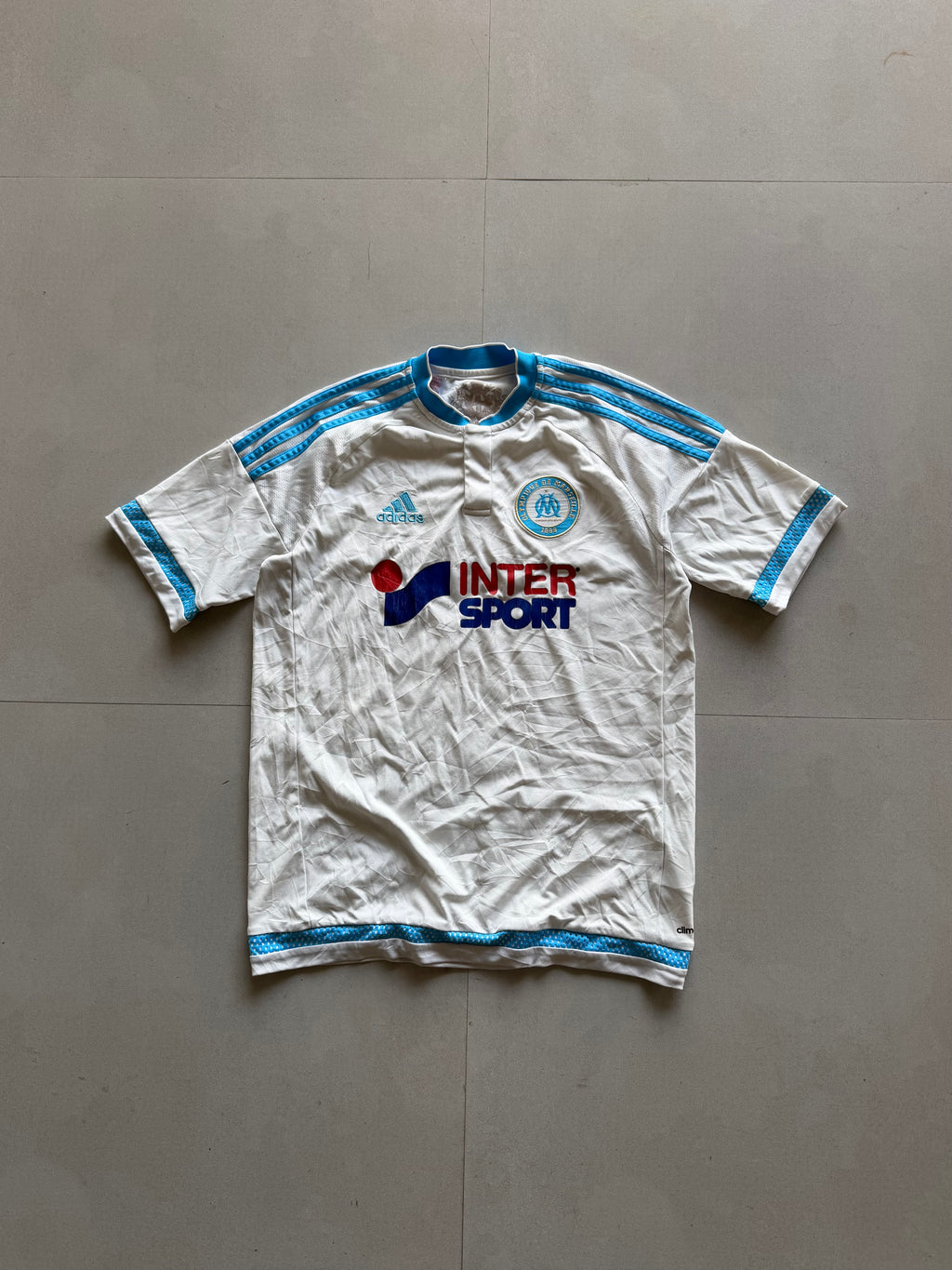 2015 ADIDAS OLIMPIQUE MARSEILLE JERSEY - S