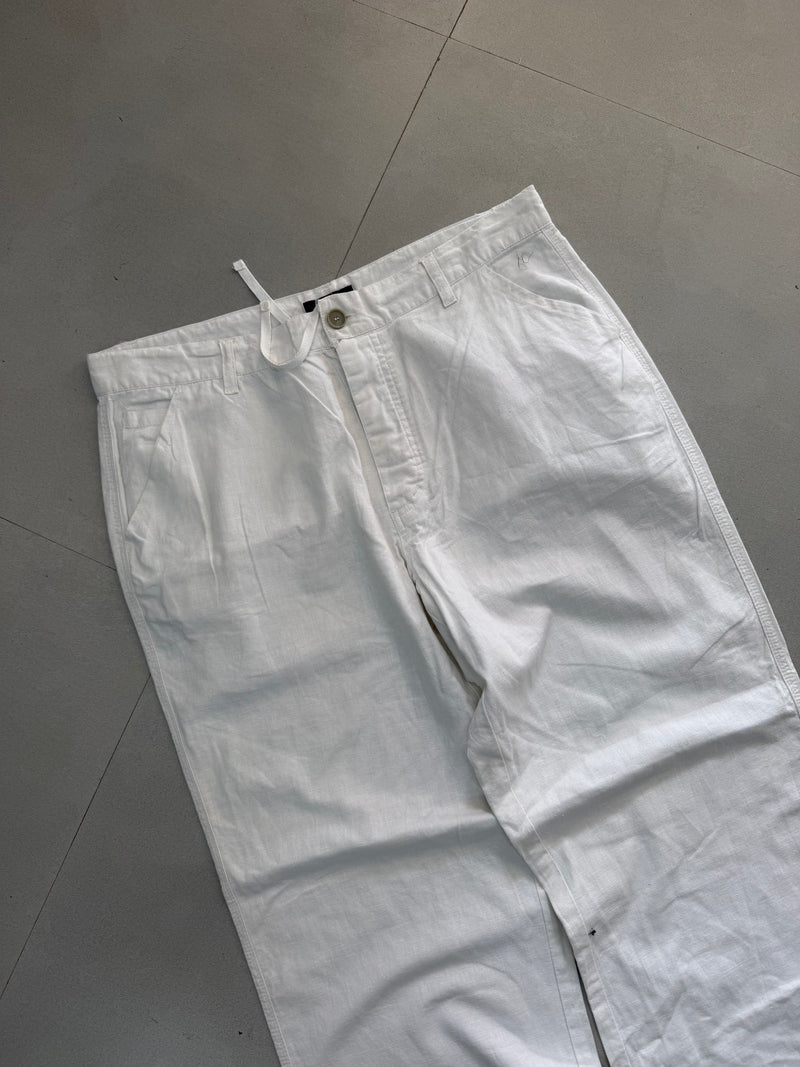 WIDE LEG LINEN PANT LNP39 - L