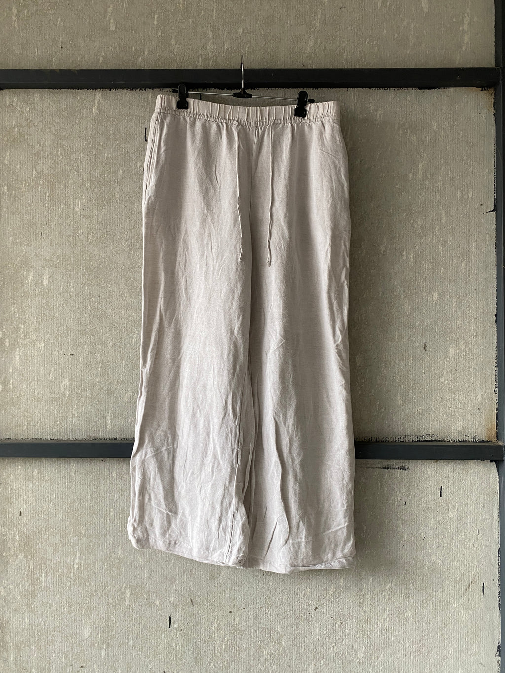 H&M LINEN PANT - M