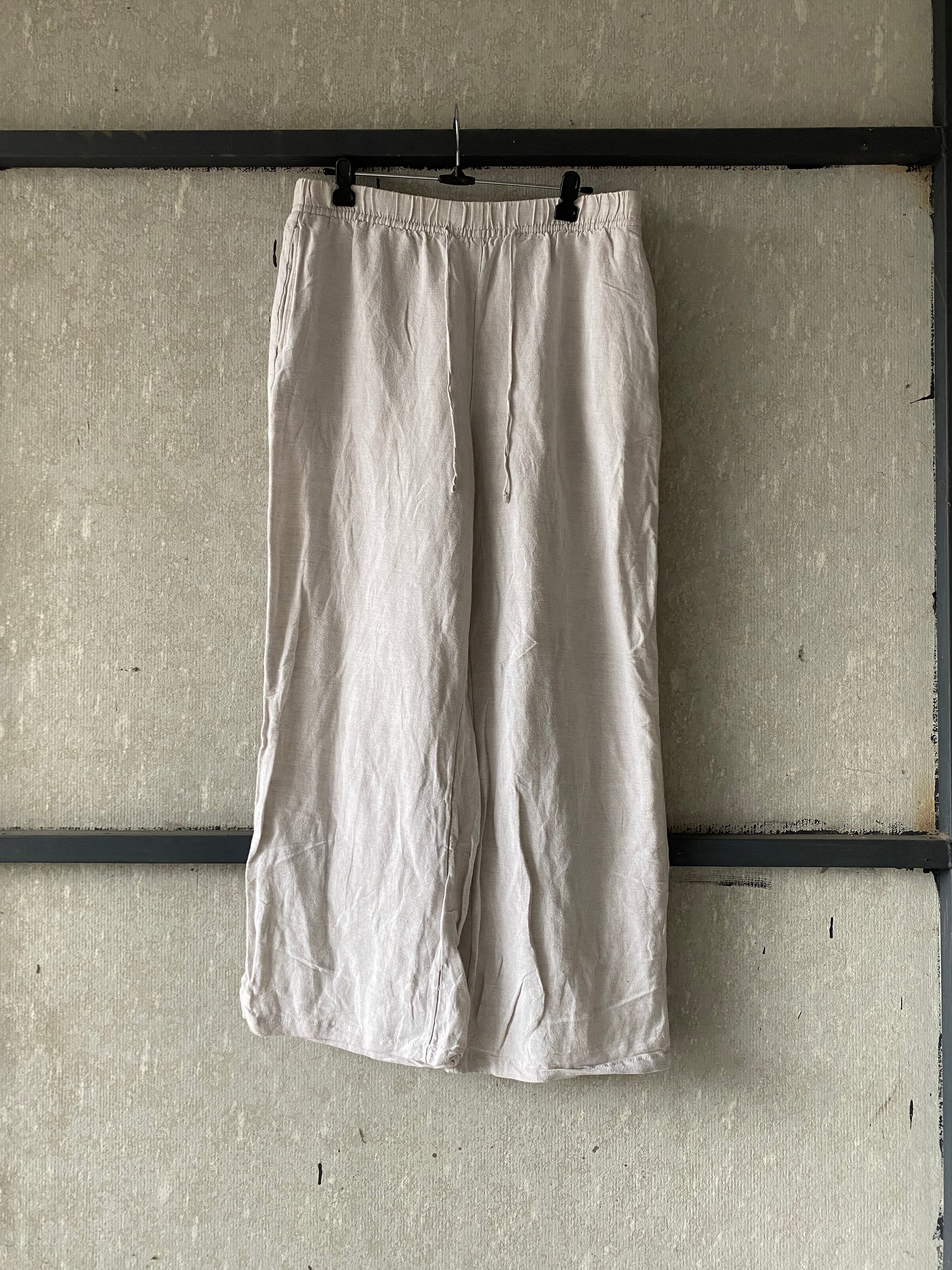 H&M LINEN PANT - M