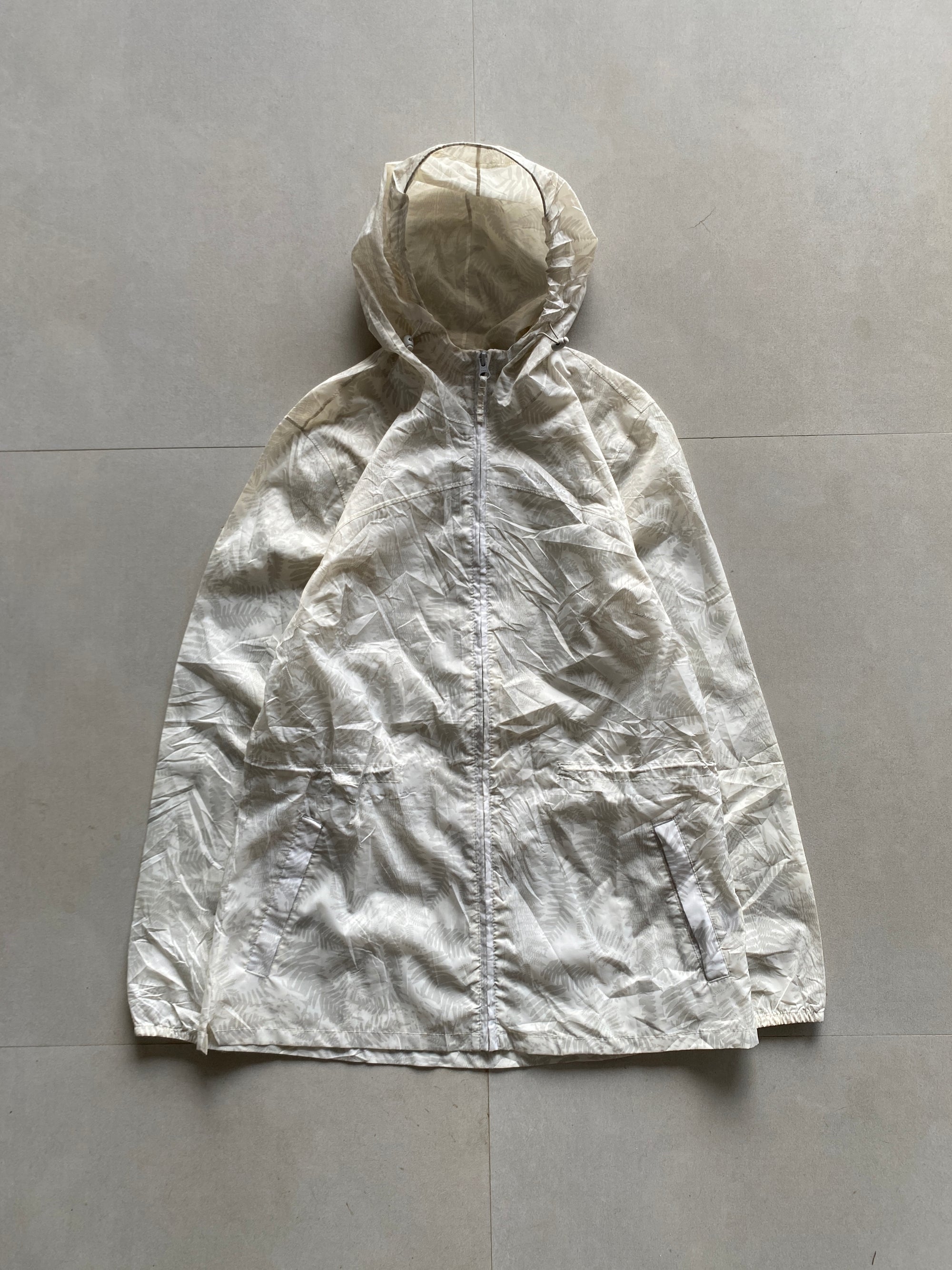 QUECHUA PRINTED WOMENS WINDBREAKER JACKET - XS