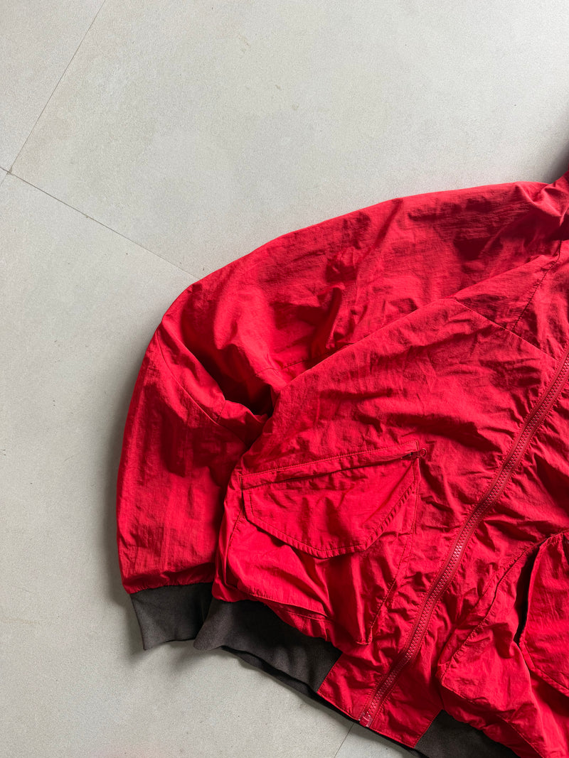 VINTAGE ADIDAS HOODED JACKET - XS