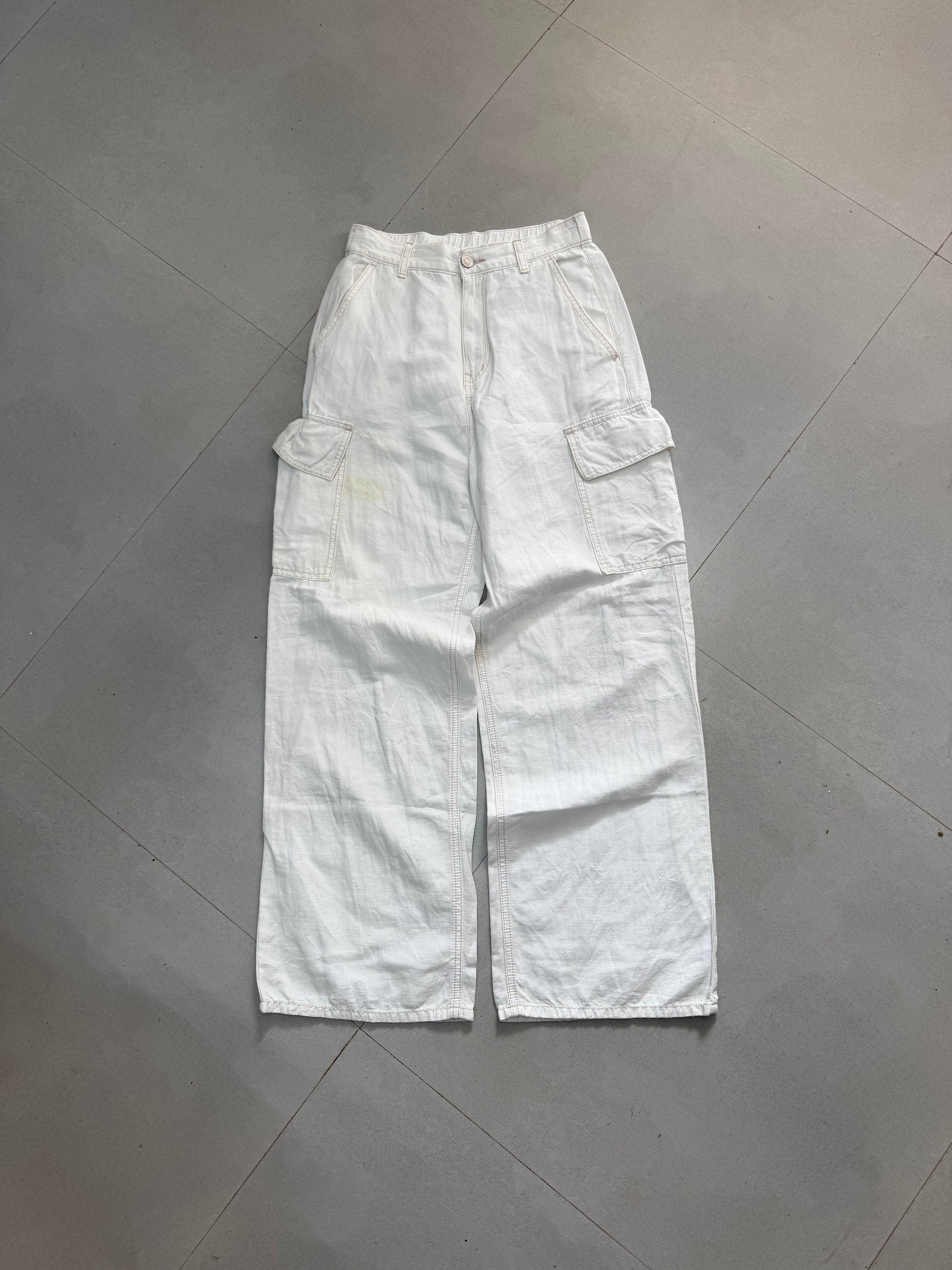 WIDE LEG LINEN PANT LNP41 - S