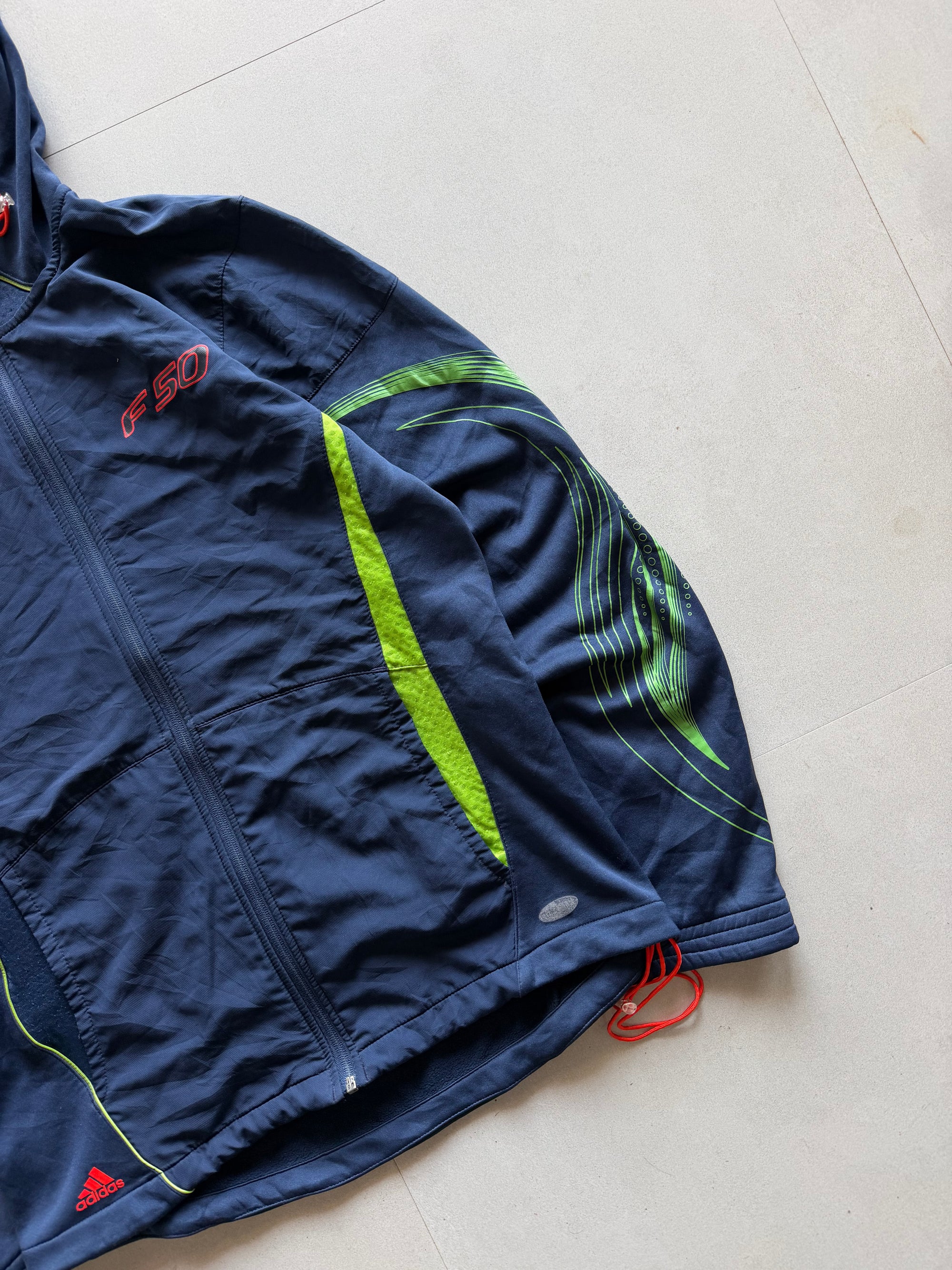 ADIDAS F50 HOODED JACKET - M