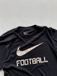 NIKE BLACK FOOTBALL TEE - M