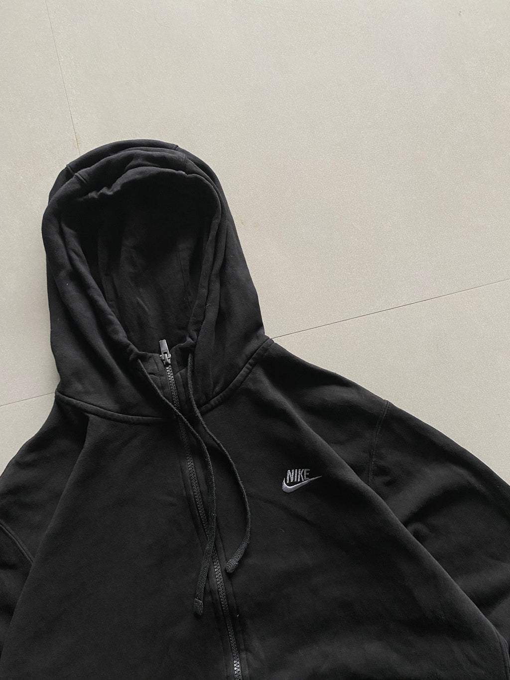 VINTAGE NIKE ZIPPER HOODIE - XL
