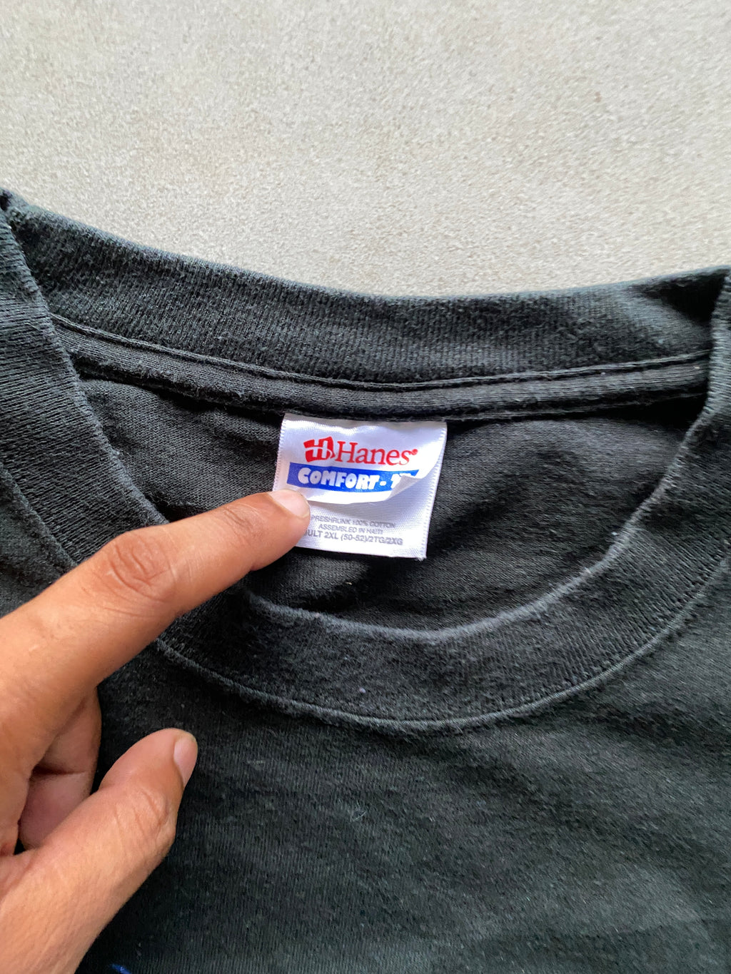 VINTAGE HANES MARK MARTIN 6 NASCAR TEE - S