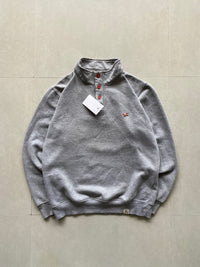 BURBERRY LONDON QUARTER ZIP SWETER - M