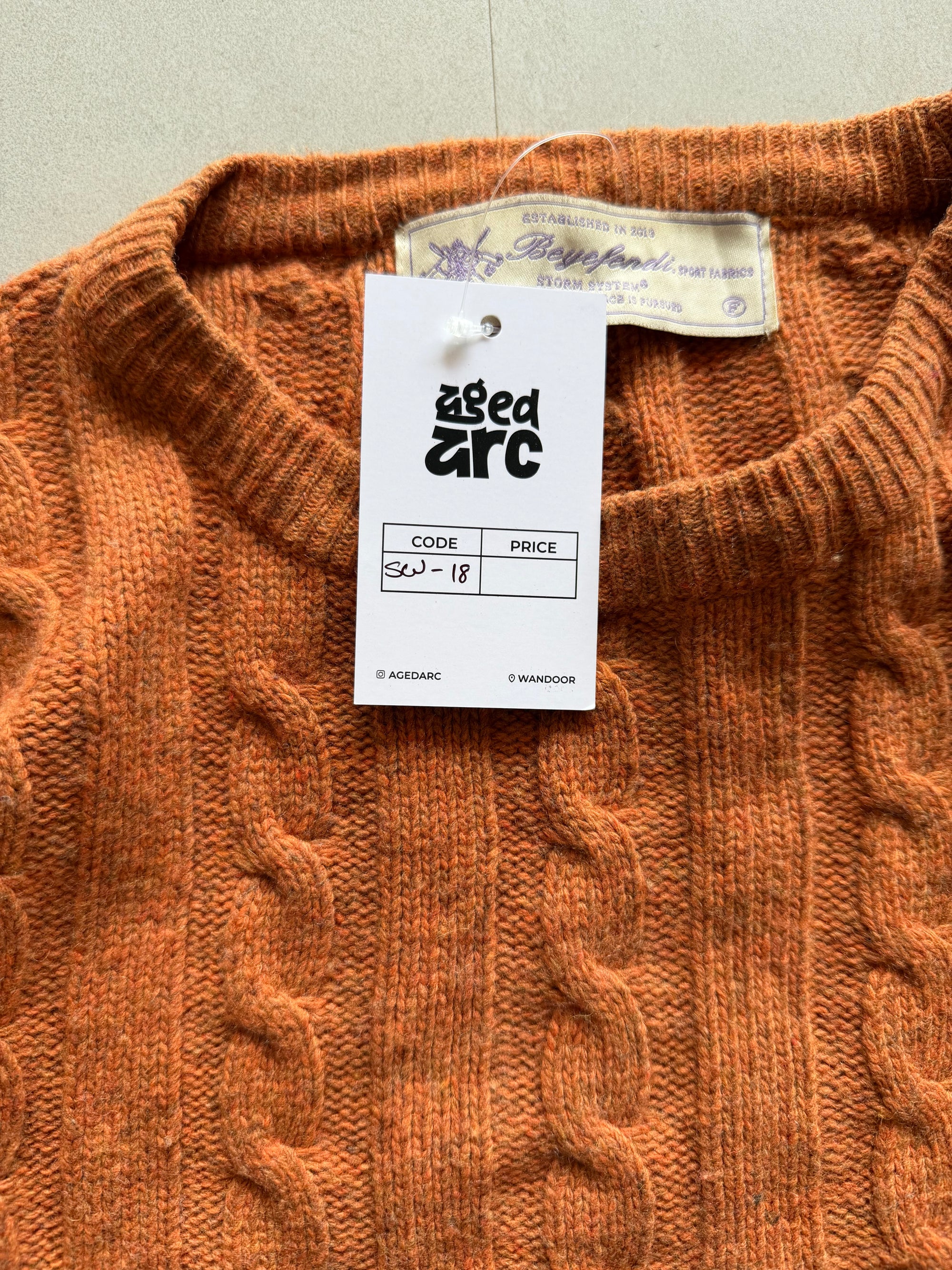 KNIT SWEATER SW18 - XS