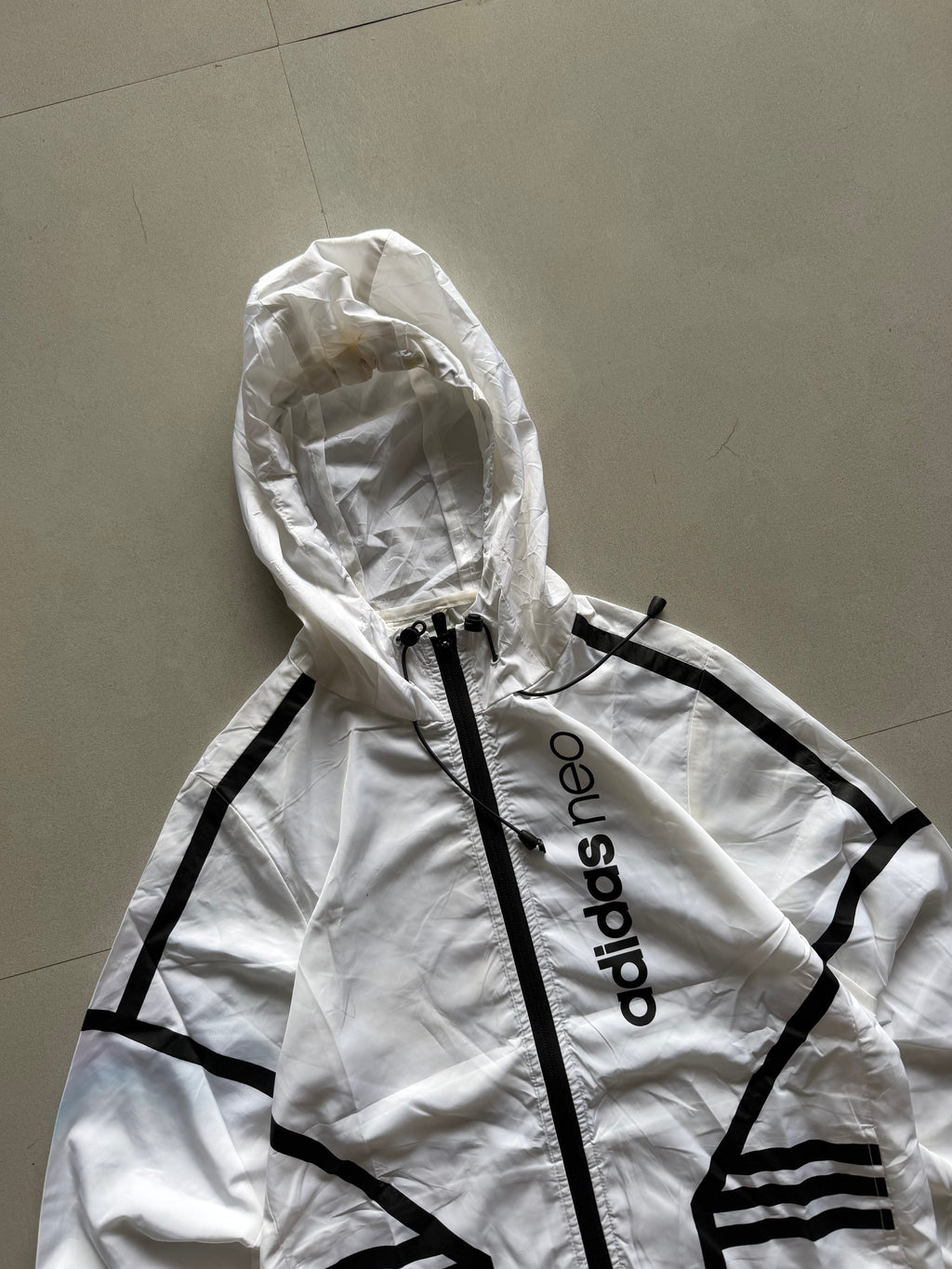 ADIDAS NEO HOODED JACKET - XS
