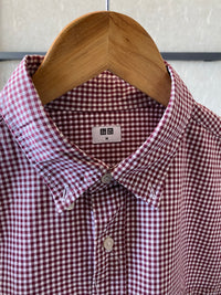 UNIQLO CHECKED SHIRT - S