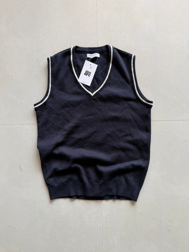 SILVERO KNIT SWEATER VEST SW34 - XS
