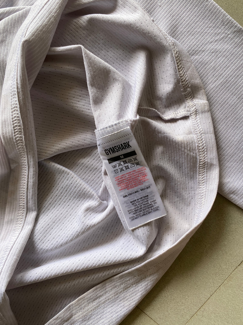 GYM SHARK FULL SLEEVE TEE - M