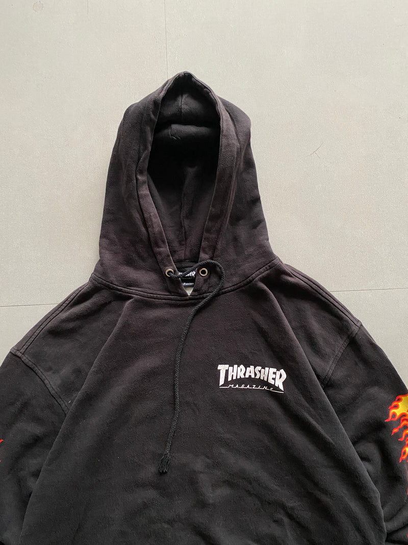 THRASHER MAGAZINE SPELL OUT HOODIE - L