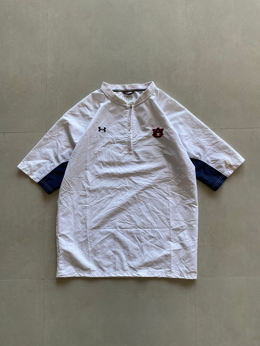 UNDER ARMOUR AUBURN TIGERS HALF SLEEVE JACKET - XXL