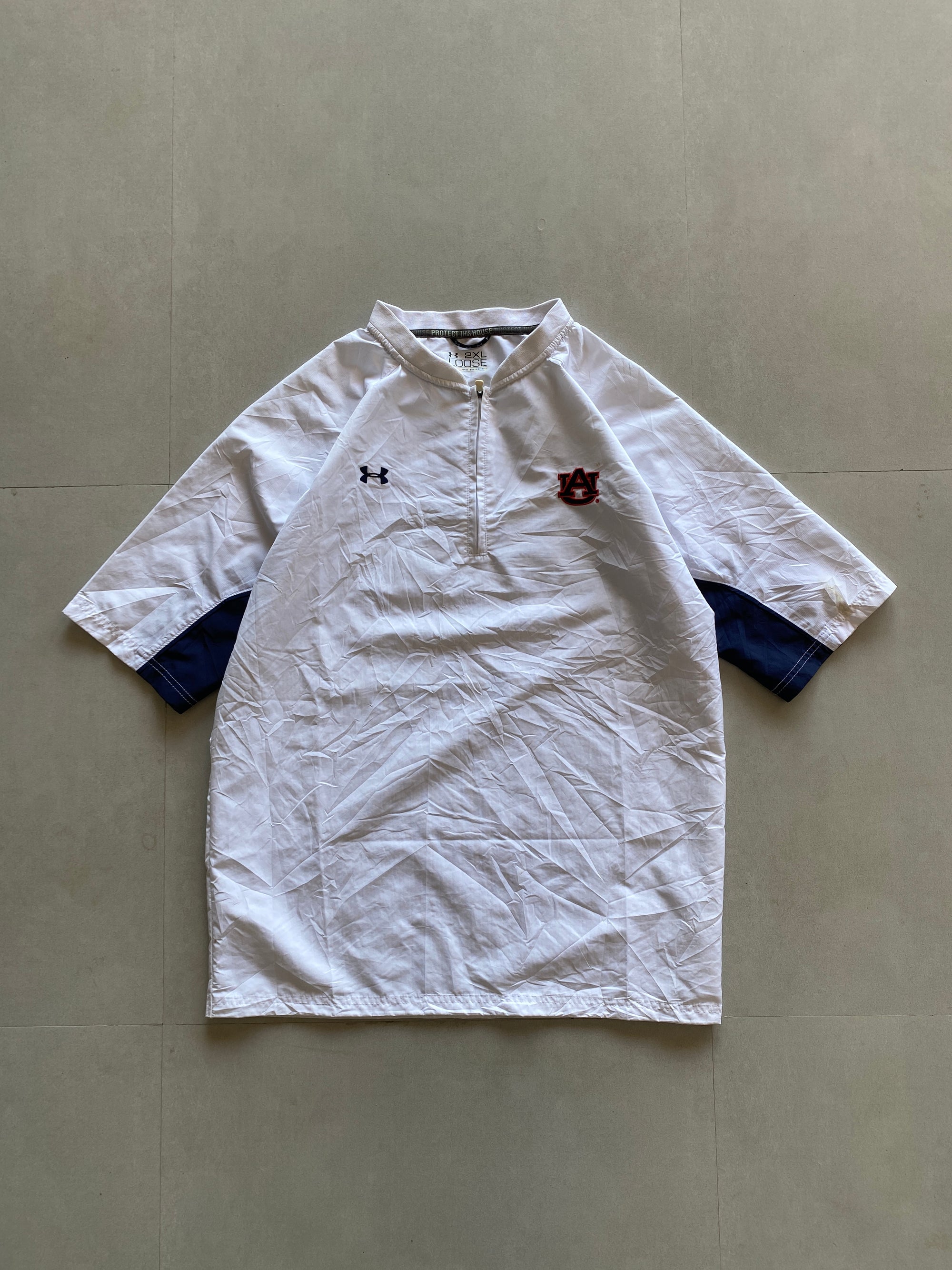 UNDER ARMOUR AUBURN TIGERS HALF SLEEVE JACKET - XXL