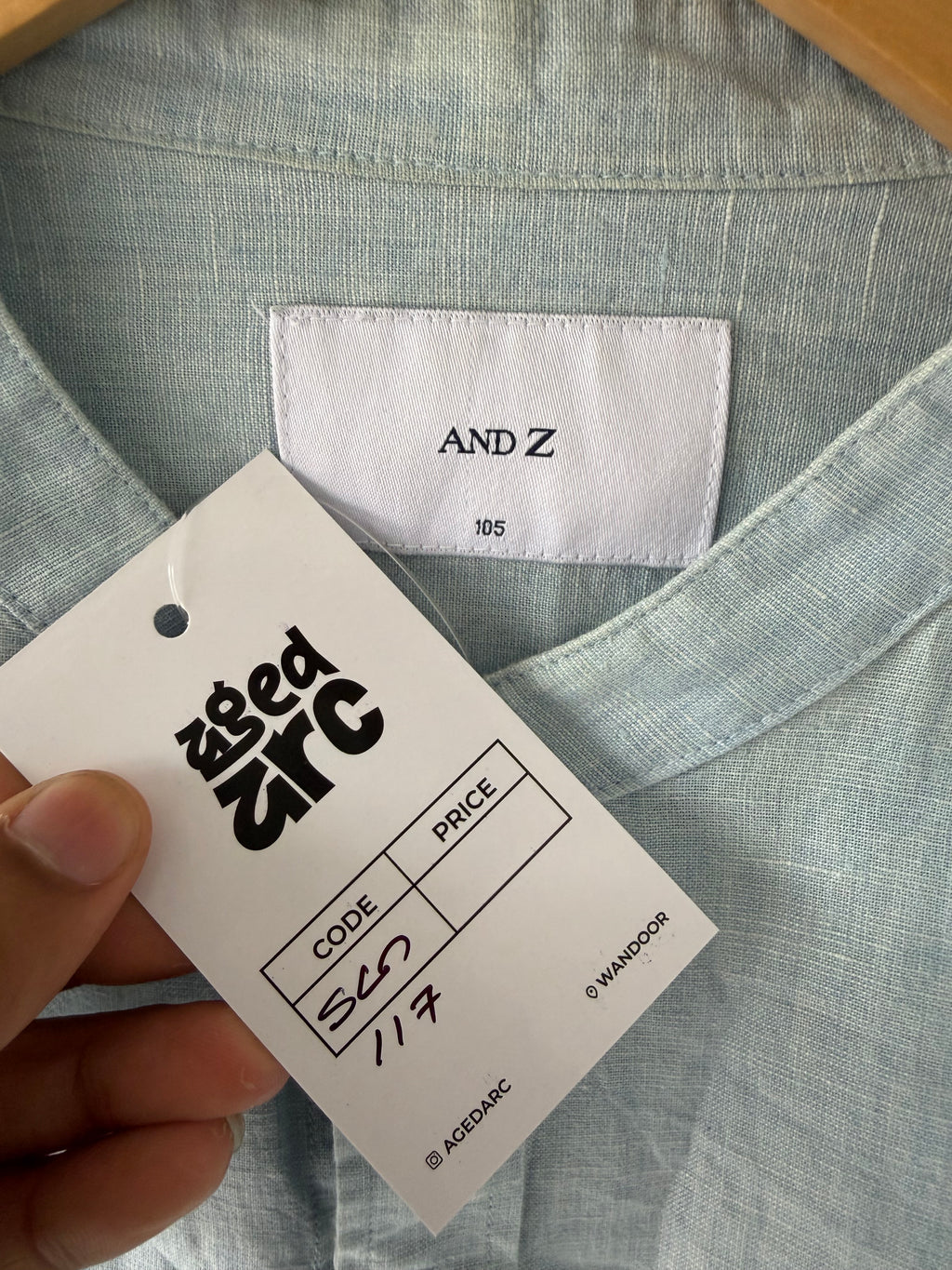 ANDZ LINEN SHIRT SLN117 - L