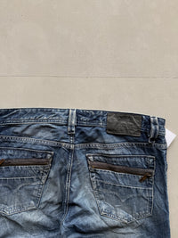 DIESEL INDUSTRY SCRATCHED HEAVY DENIM - M