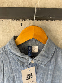 H&M LINEN SHIRT SLN95 - XS