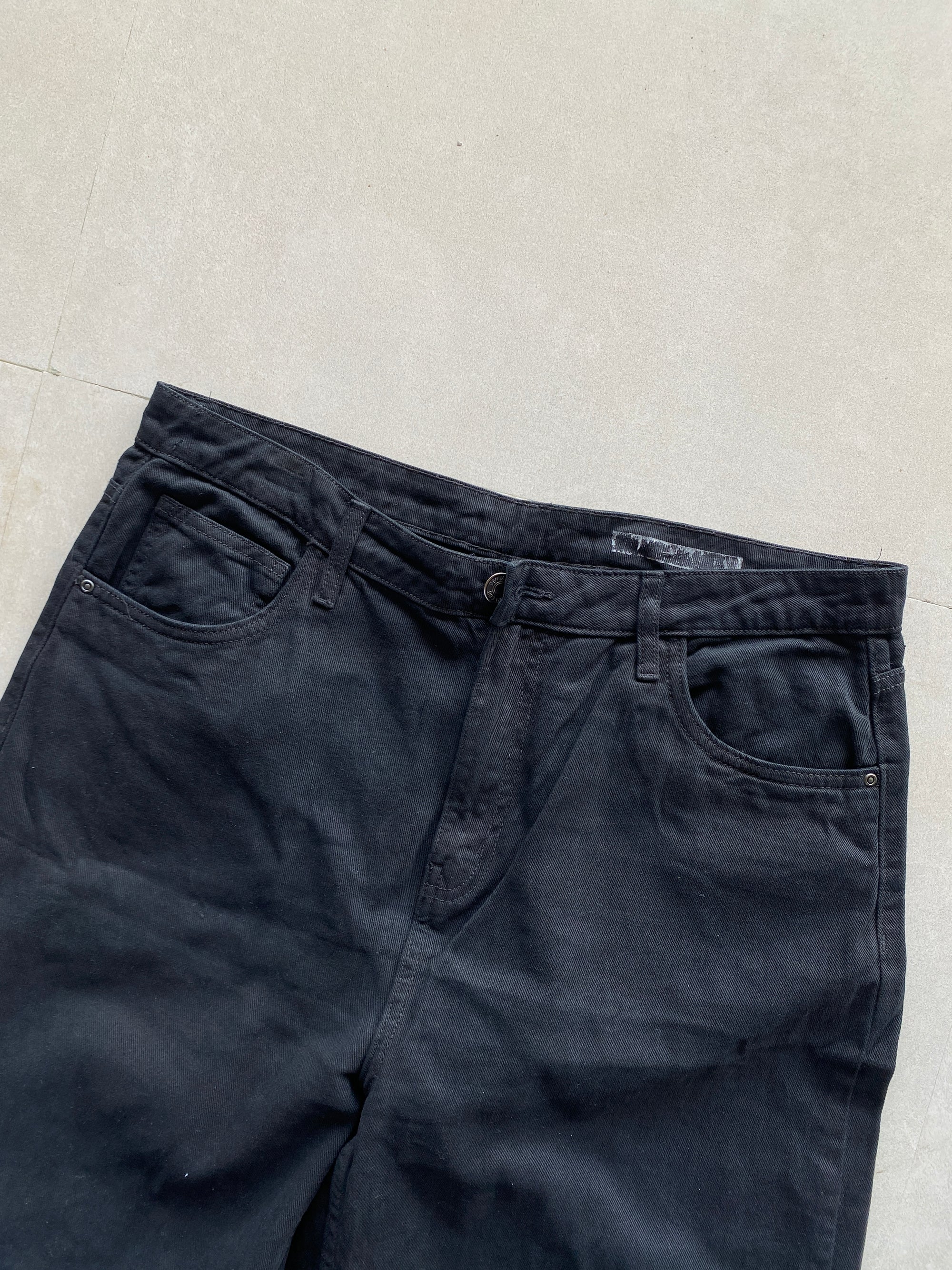 WIDE LEG DENIM - M