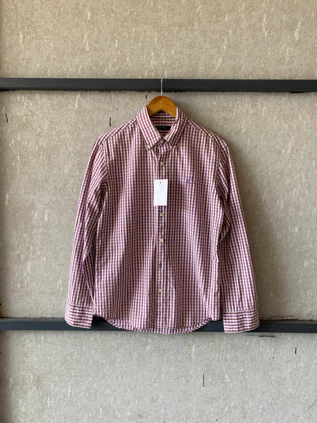BEAN POLE CHECKED SHIRT - S